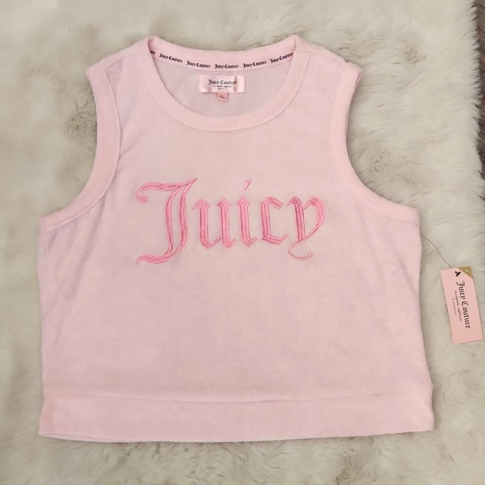 Juicy Couture Terry Top Womens Size Large.